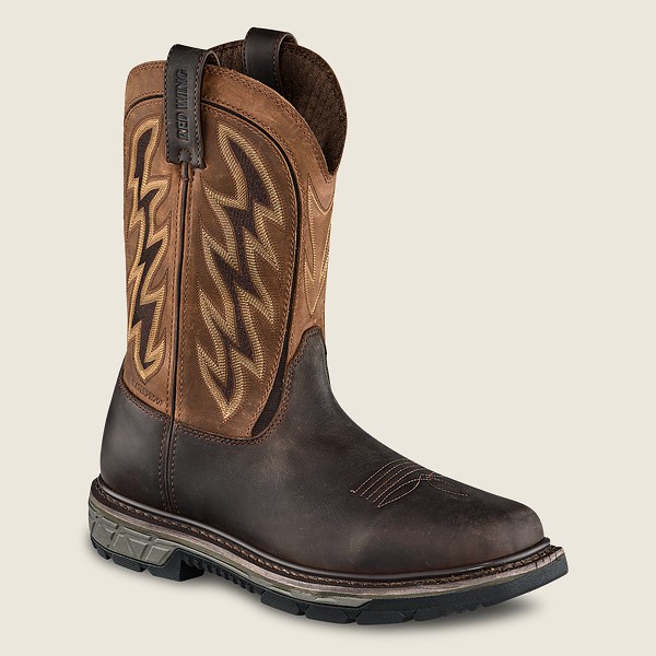 Red Wing Work Boots Rio Flex - 11-Inch Waterproof Soft Toe Pull-On - Brune - Herre 7943-IMDRF